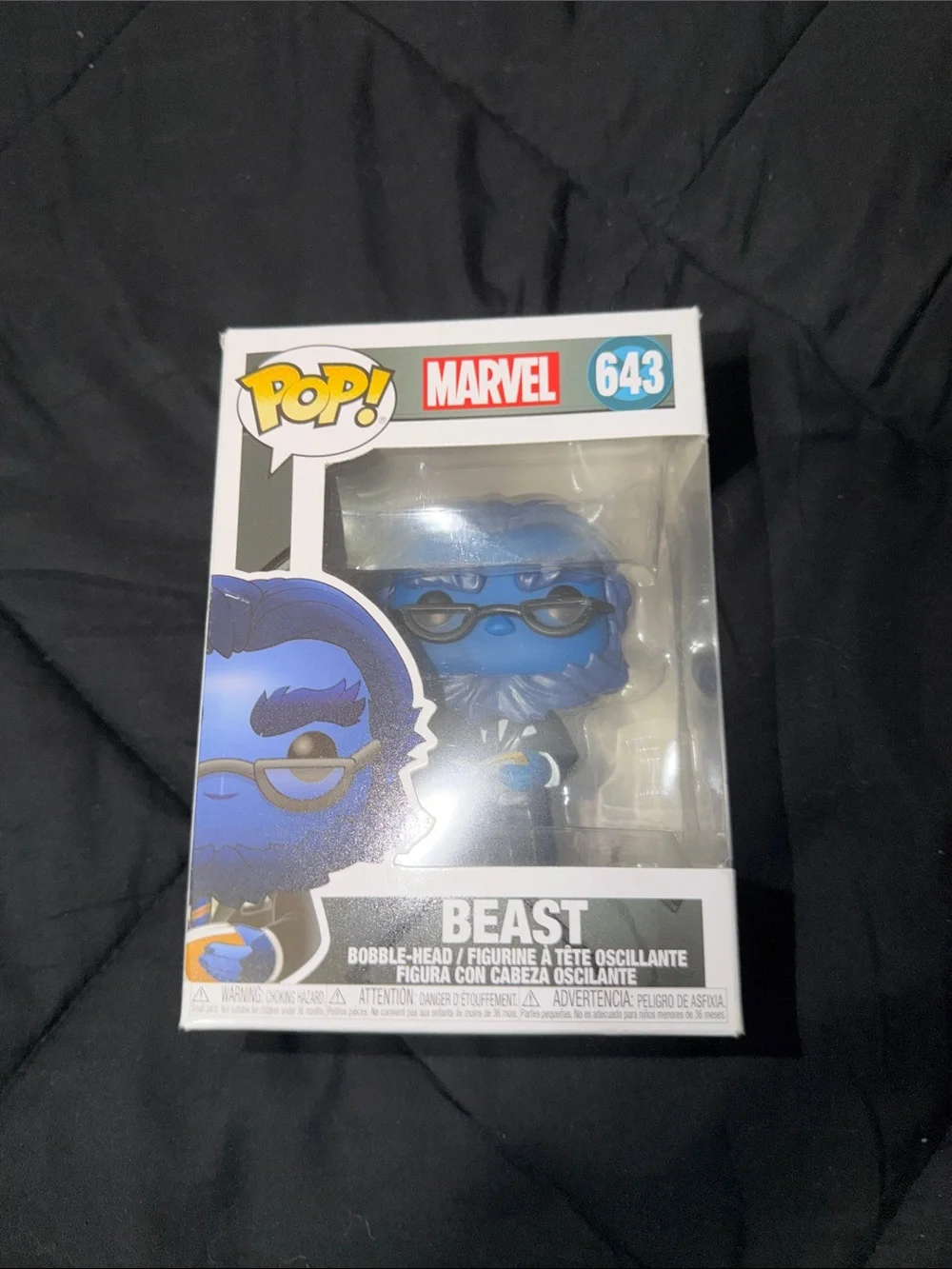 Funko Marvel Beast Blue and Black Vinyl Figure #643 - Picture 1 of 5